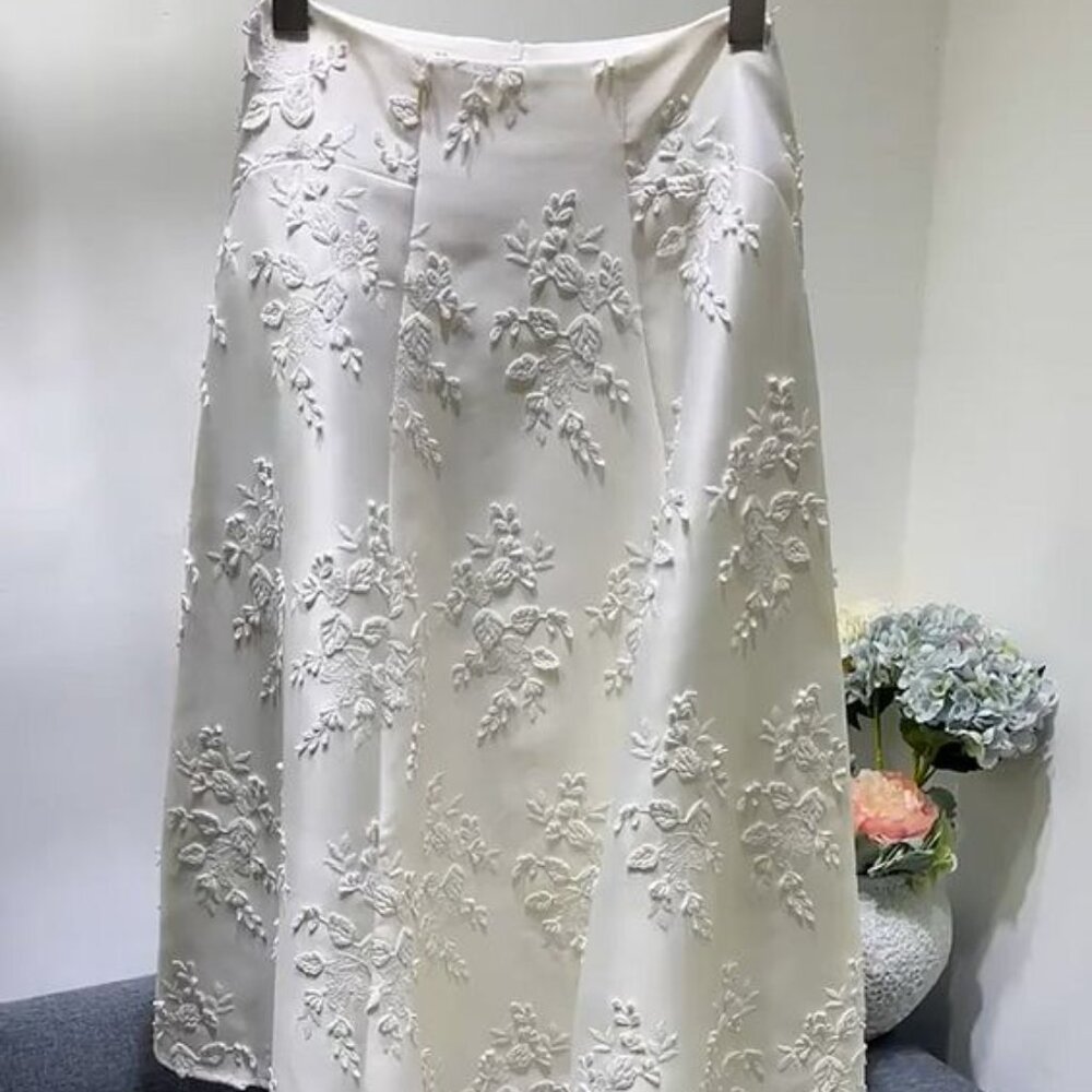 very pretty skirt with embroidery like prada